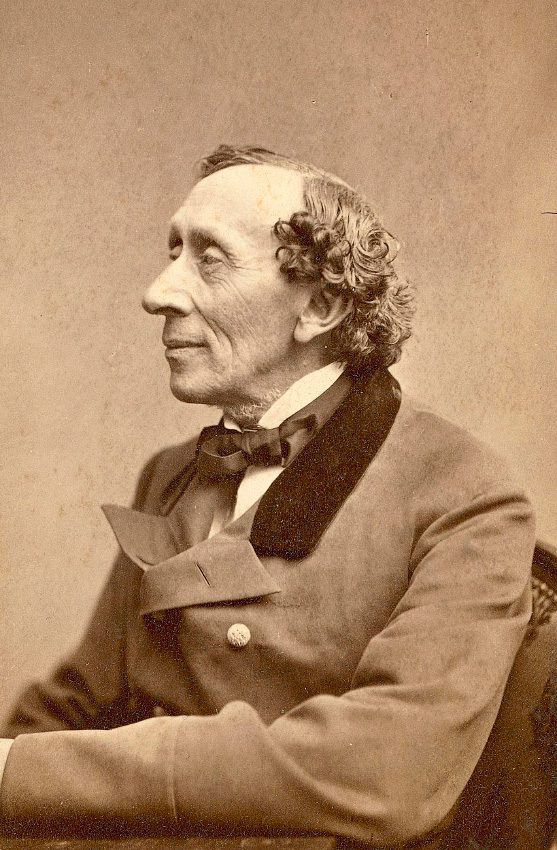 Retrato de Hans Christian Andersen