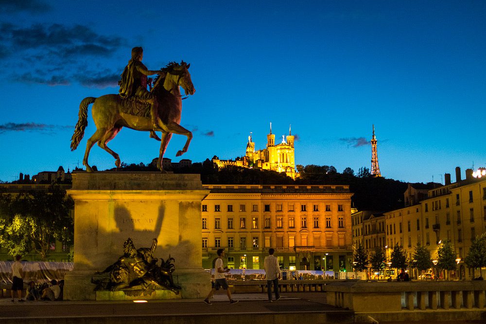 La Place Bellecour de Lyon