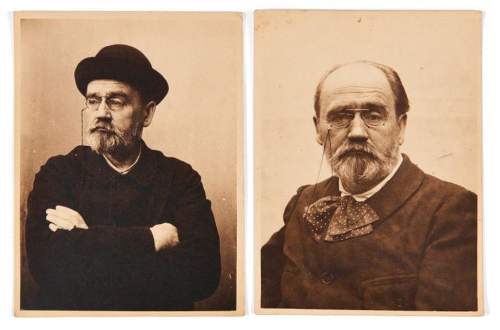 Autorretratos de Émile Zola