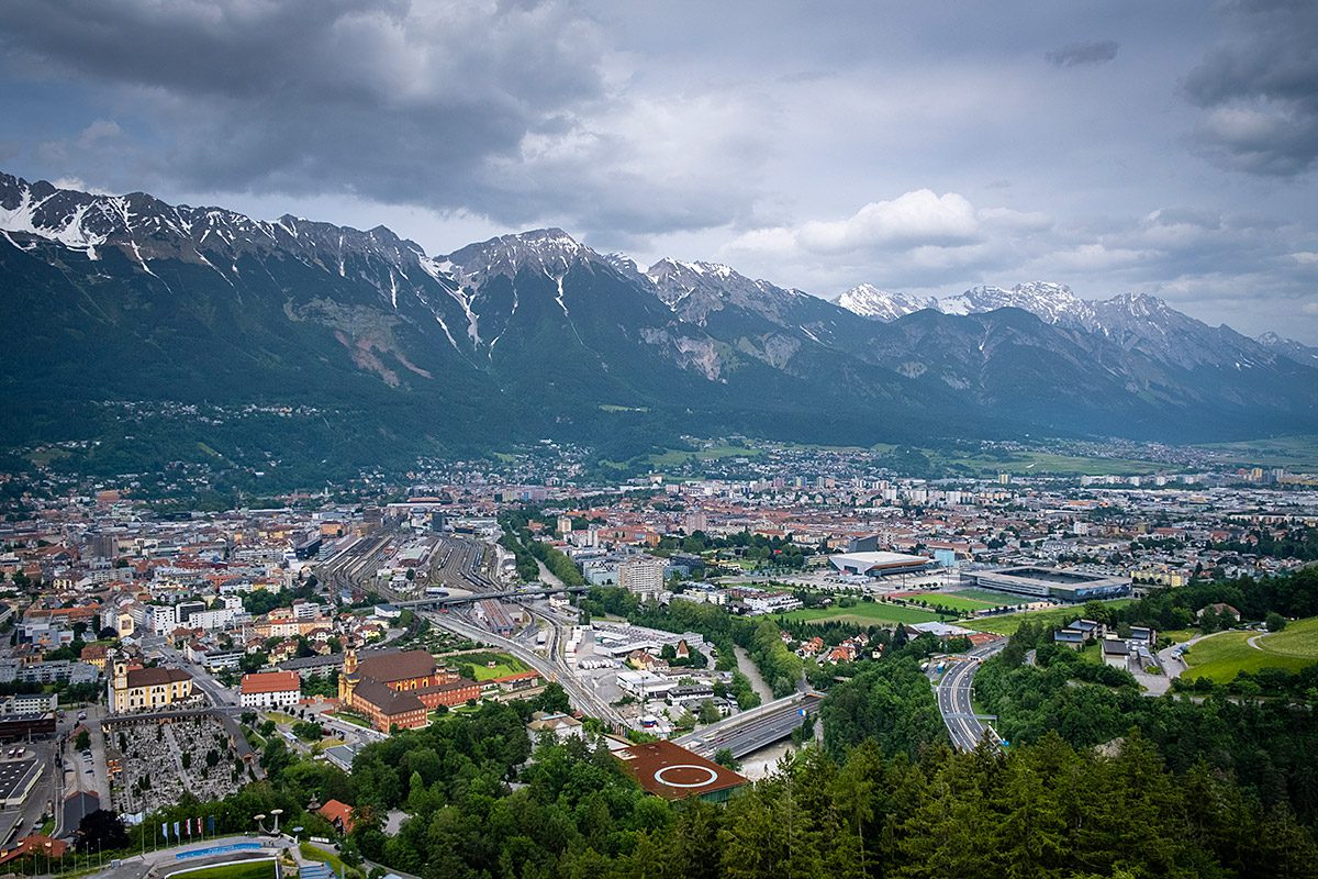 Vista panorámica de Innsbruck