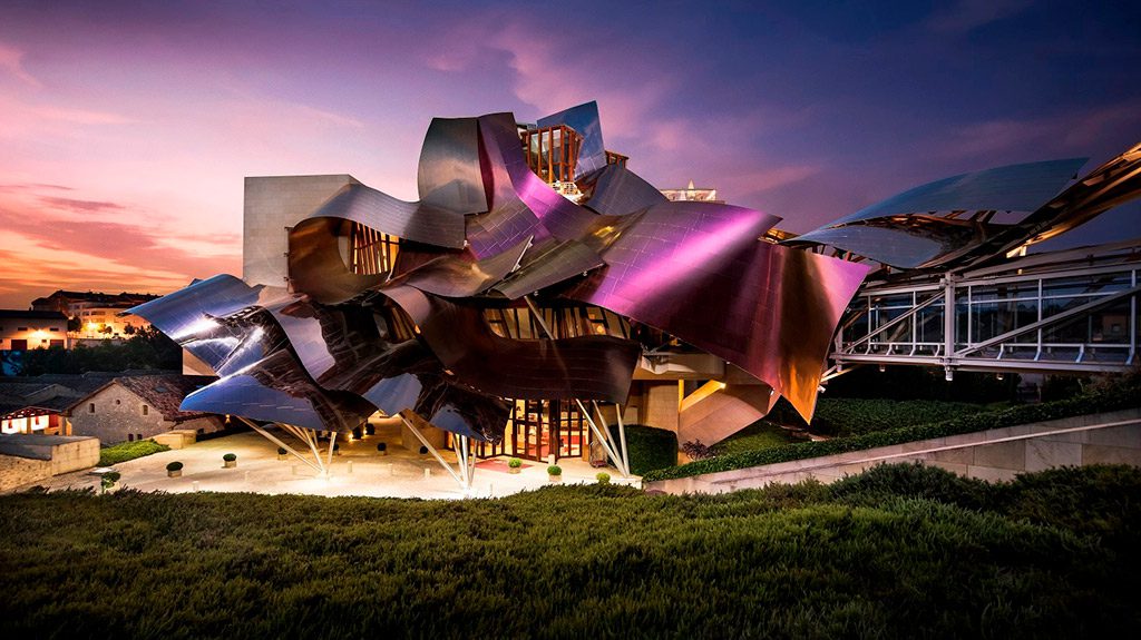 Bodega Marqués de Riscal diseñada por Frank Gehry
