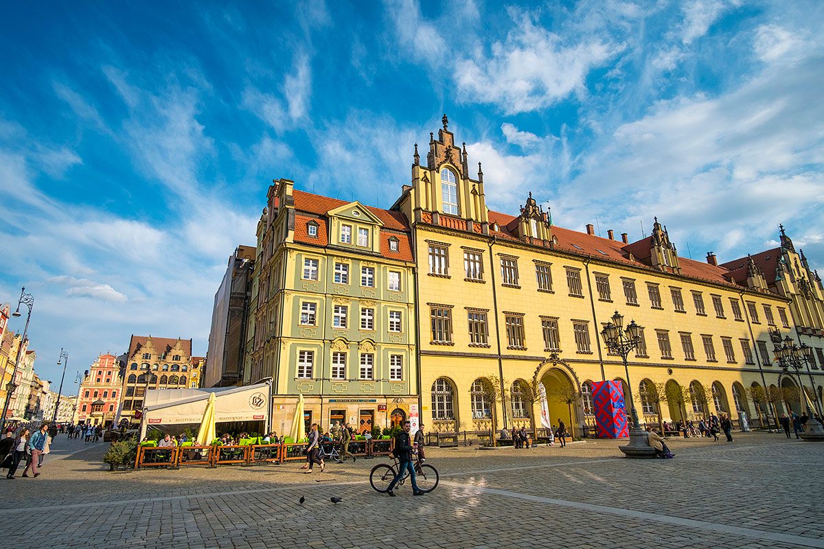 Plaza del Rynek en Wrocław