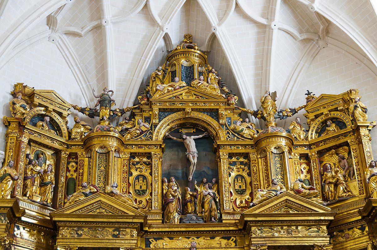 Retablo barroco colegiata Alquézar