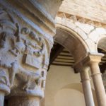 Capitel claustro Colegiata Alquezar