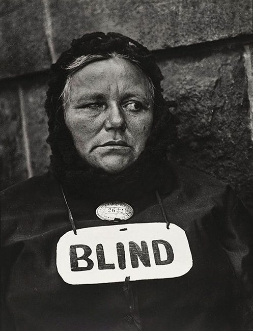 Mujer ciega Paul Strand