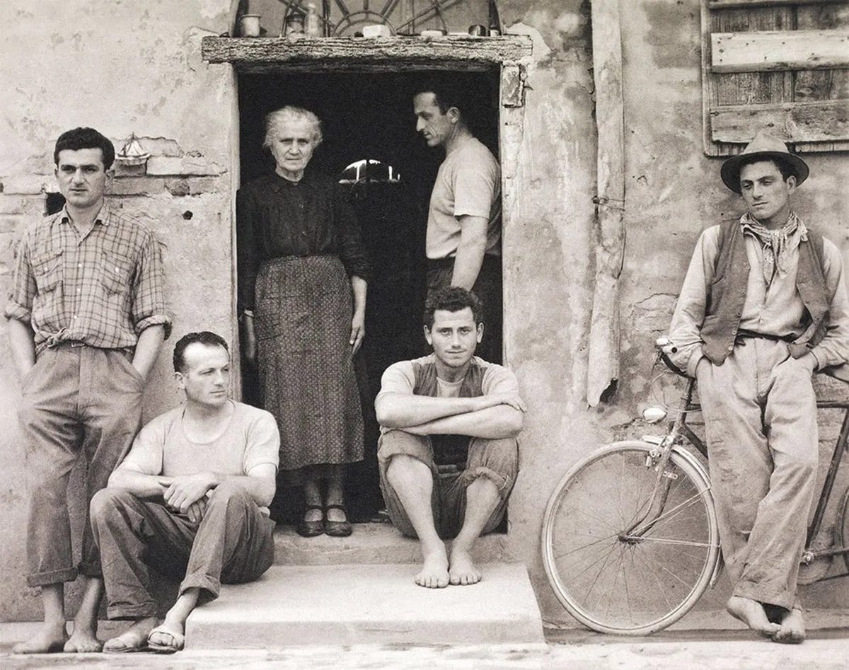 La familia, Luzzara de Paul Strand