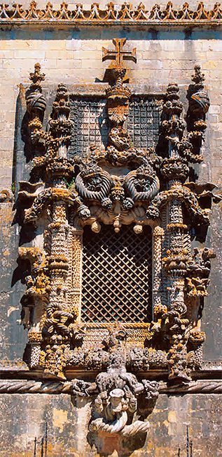 La janela del Convento de Cristo en Tomar