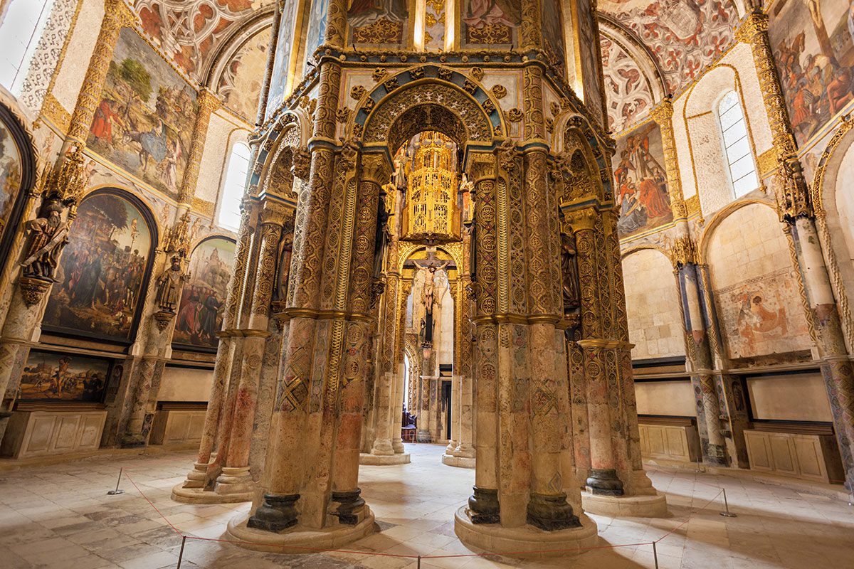 La célebre "charola" del Convento de Cristo en Tomar