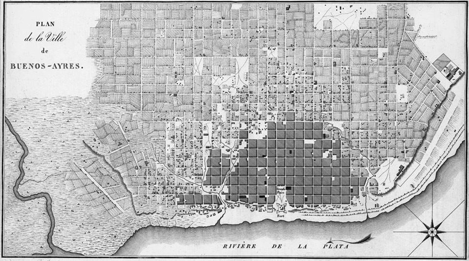 Plano de Buenos Aires por Azara