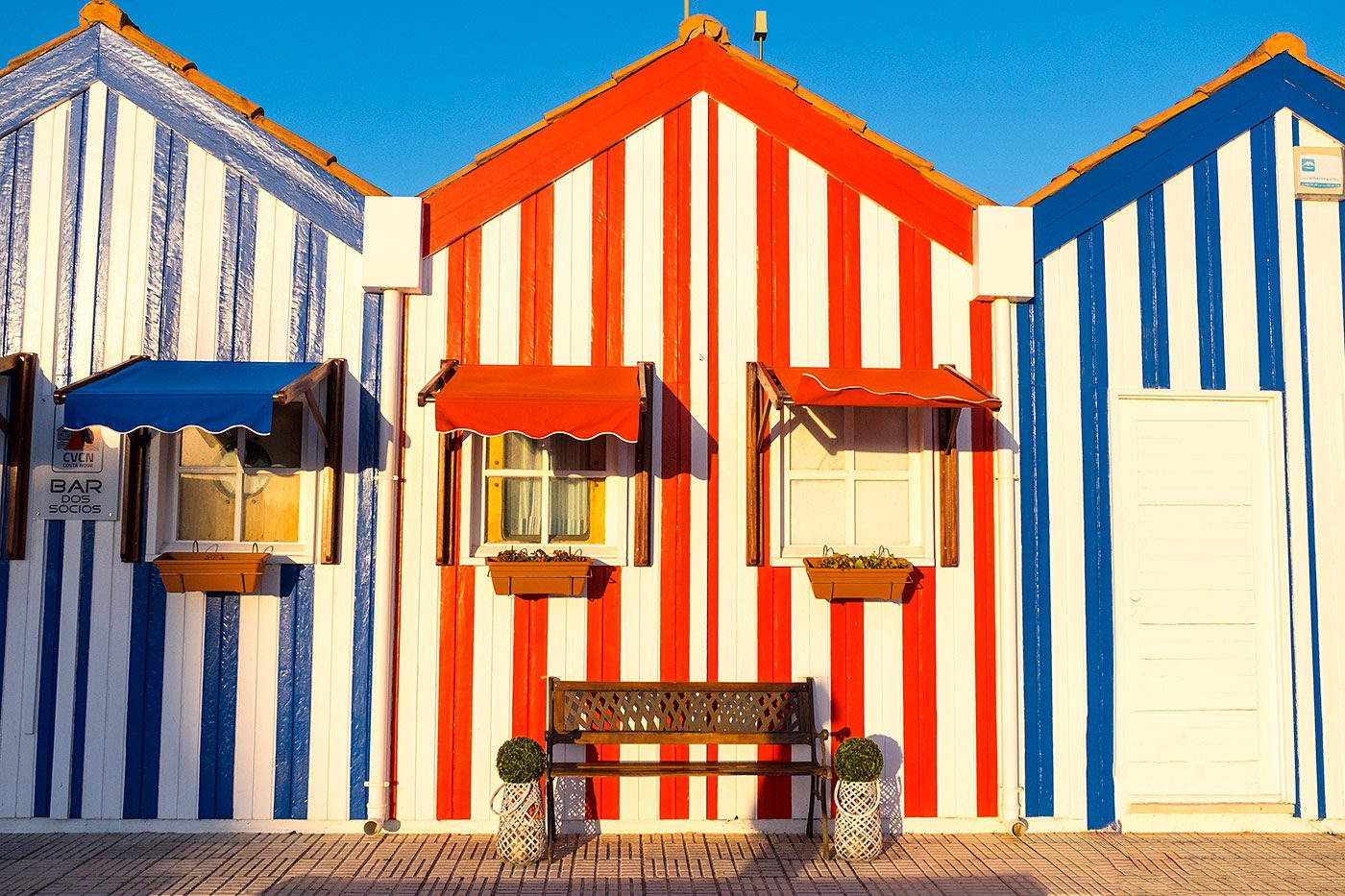 Casas de baño en Costa Nova