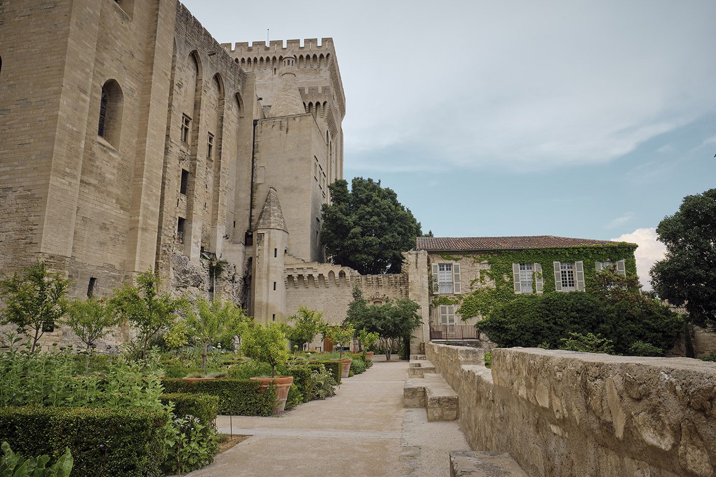 Jardín Palacio de los Papas Aviñón