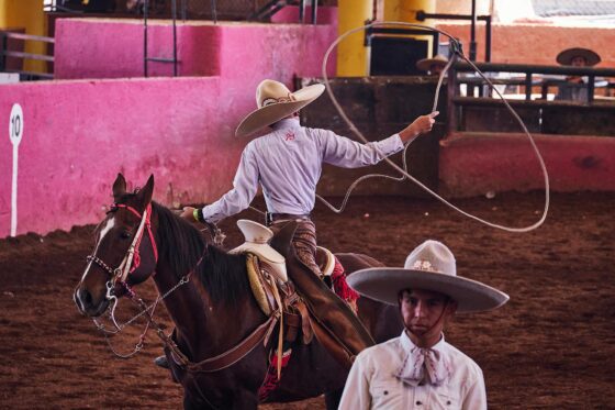 Charros en el lienzo