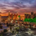 Vista nocturna de Las Vegas