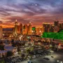 Vista nocturna de Las Vegas