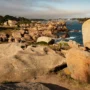 Costa de granito rosa