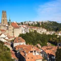 Vista de Friburgo (Suiza)