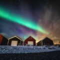 Aurora boreal en Dyrøy