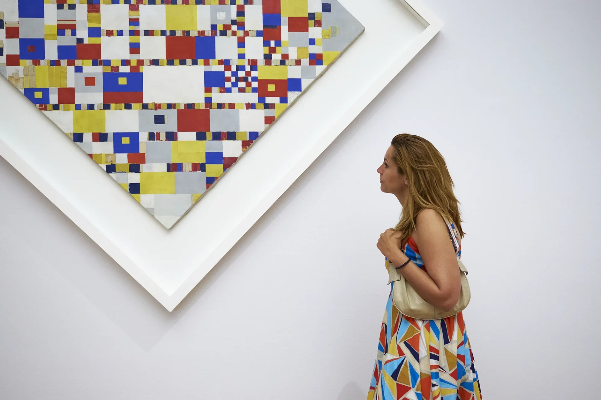 Pintura Victory Boogie Woogie, de Mondrian