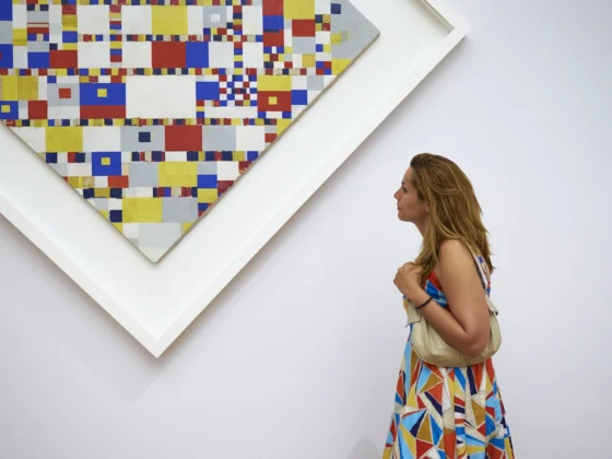 Pintura Victory Boogie Woogie, de Mondrian
