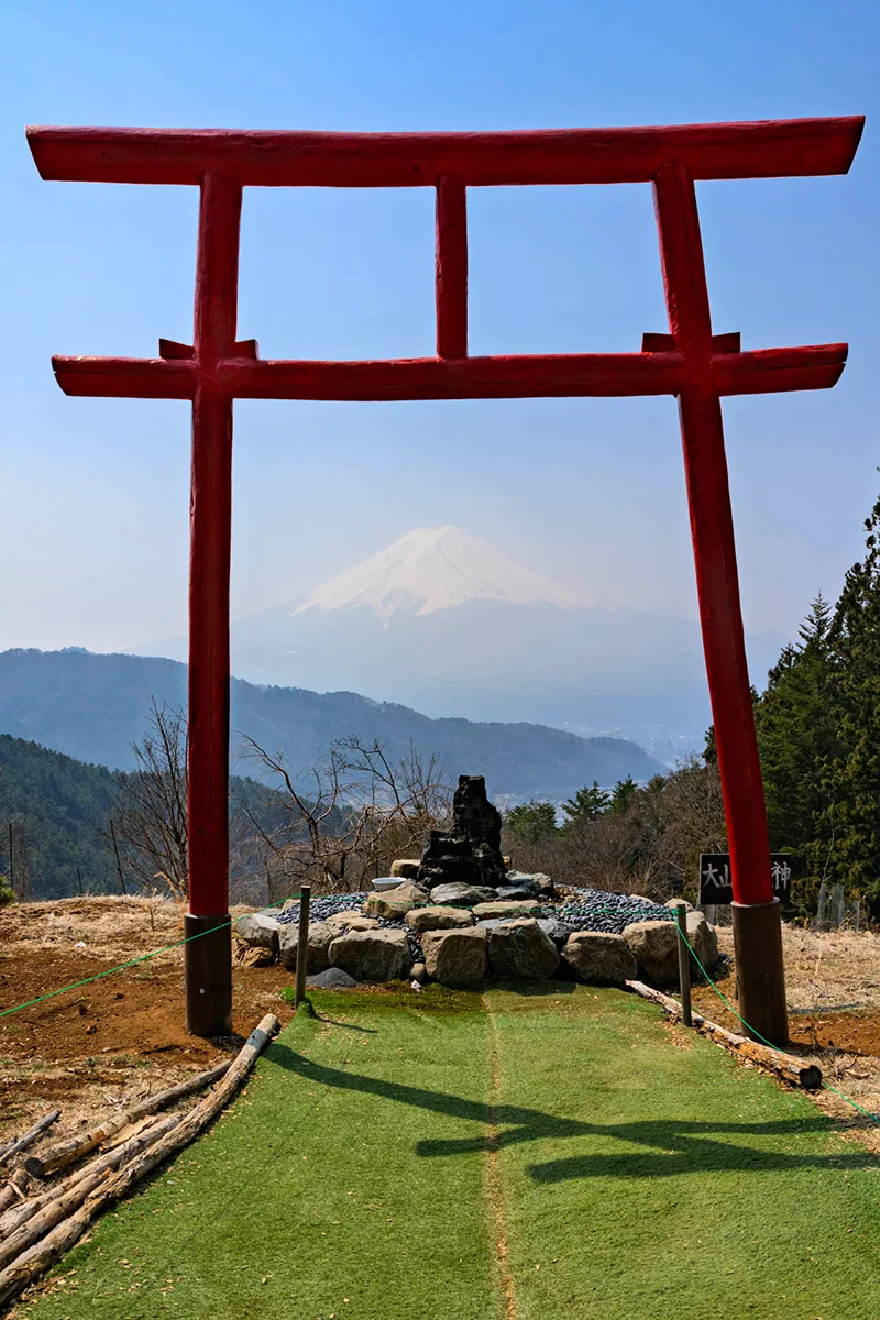Monte Fuji desde Tenku no torii
