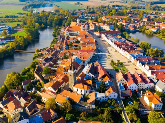 Vista aérea de Telc