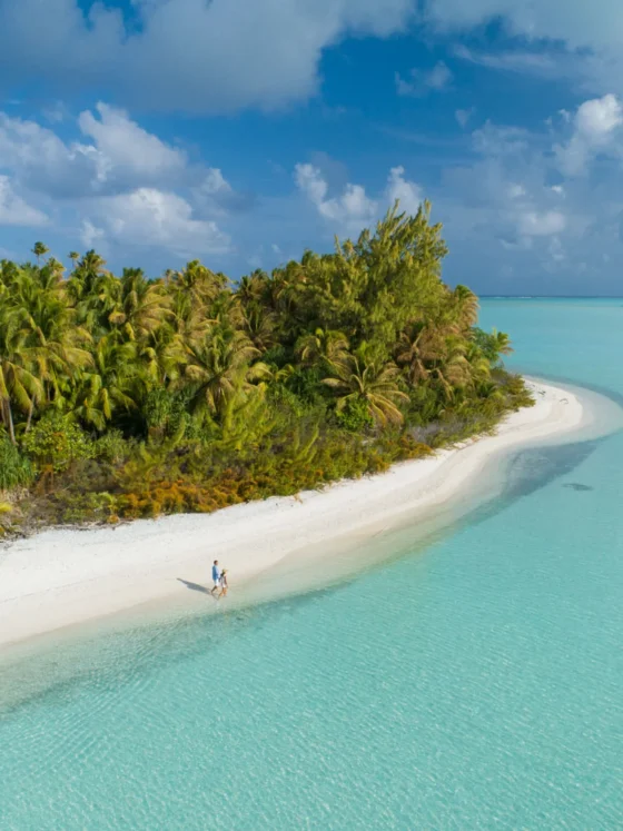 Vista aérea de Tetiaroa