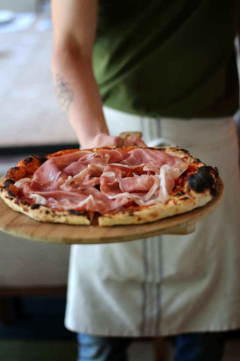 Pizza de Prosciutto de Parma Bosco de Lobos