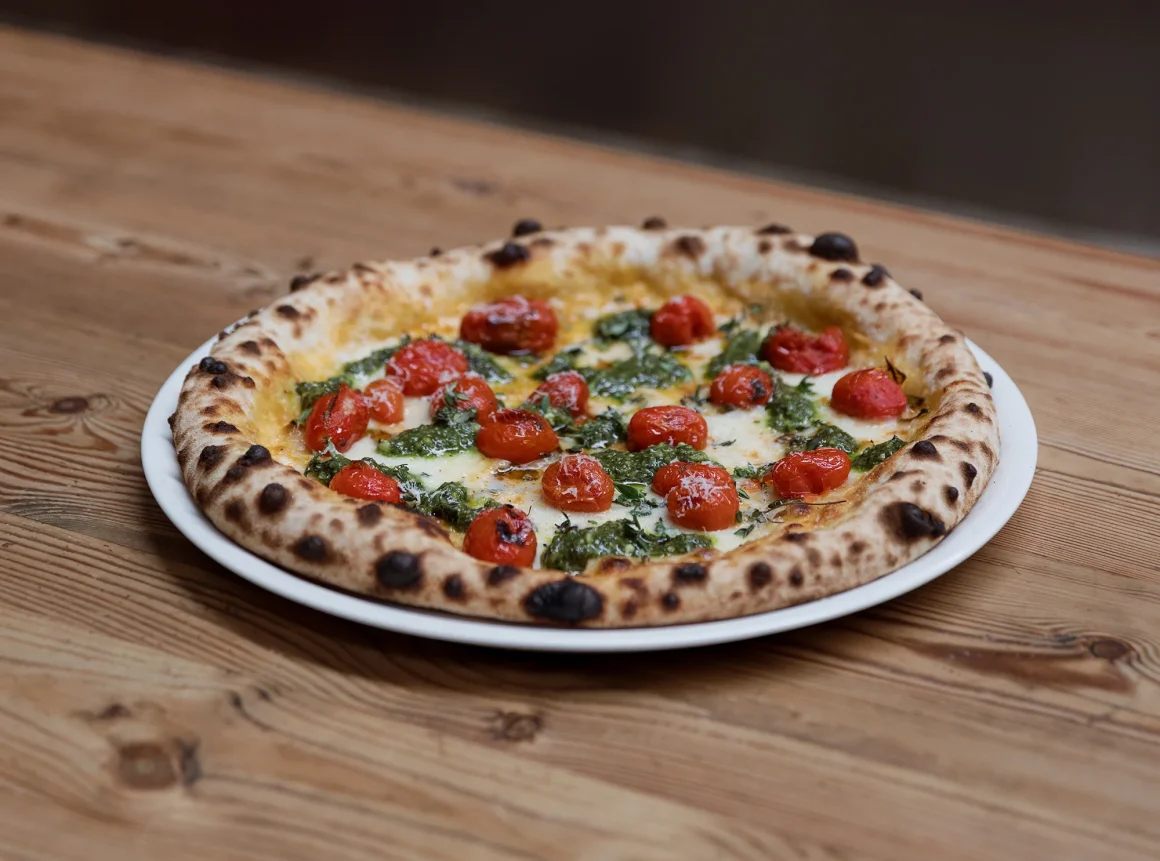 Pizza de tomates confitados, Parking Pizza