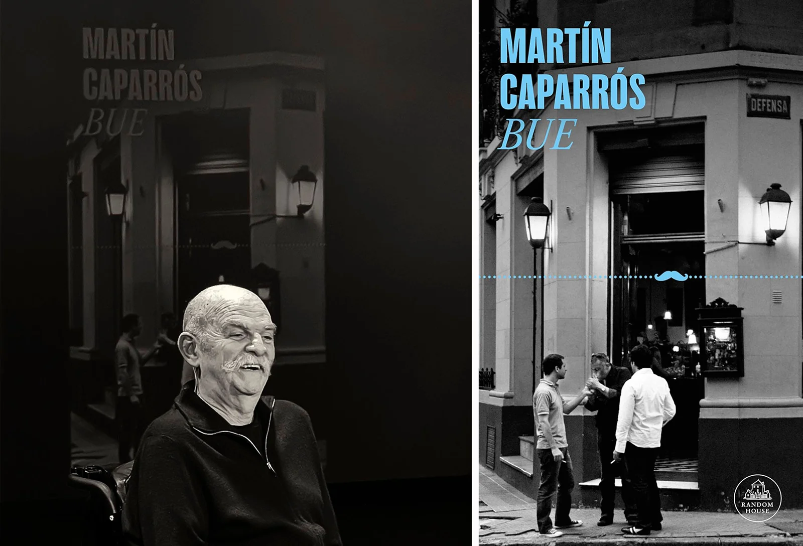 Martín Caparrós en la presentación de su libro BUE