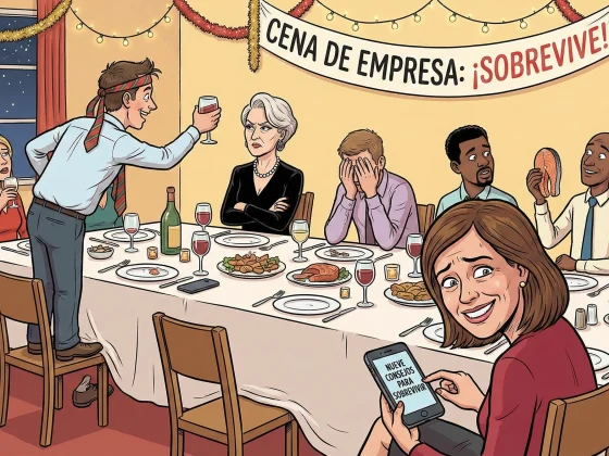 Cómo sobrevivir a la cena de empresa
