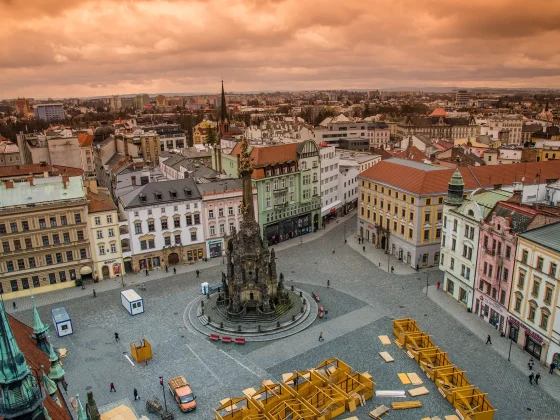 Olomouc, plaza Horní náměstí