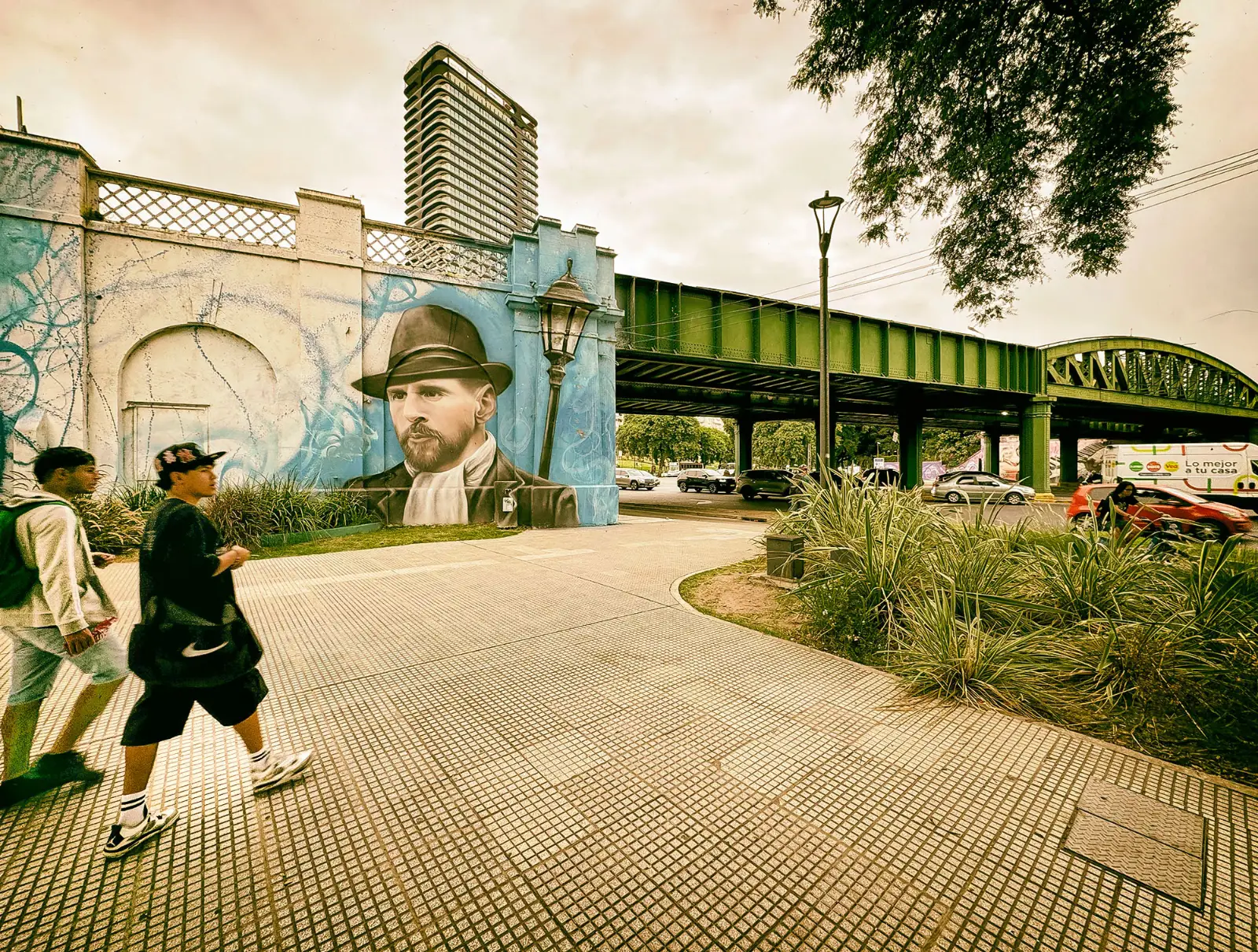 Graffiti de Messi en Buenos Aires