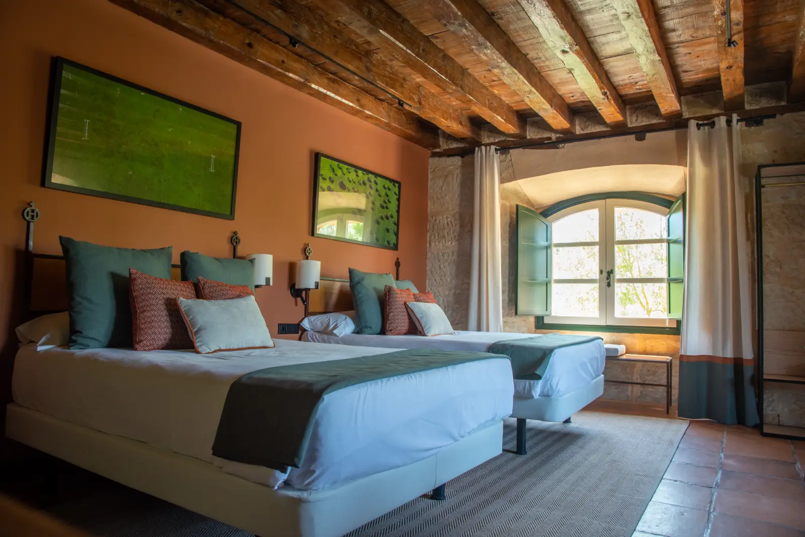 Interior de una de las habitaciones de Hacienda Zorita Wine Hotel