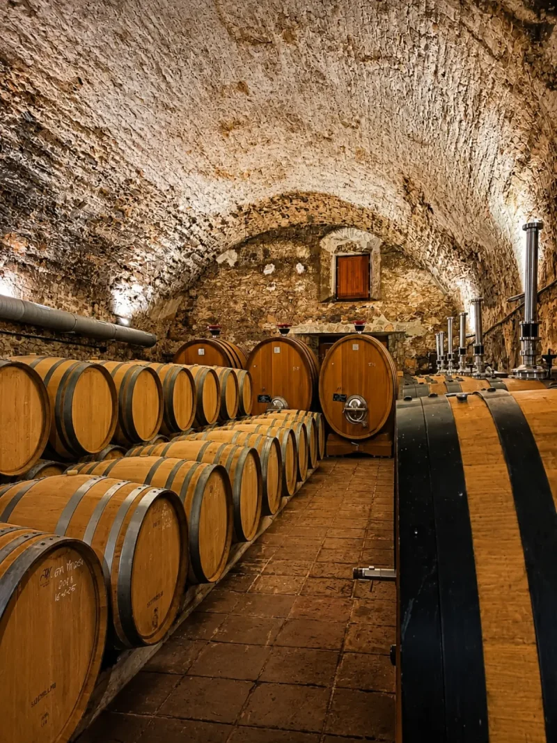 Bodega en el Celler Scala Dei