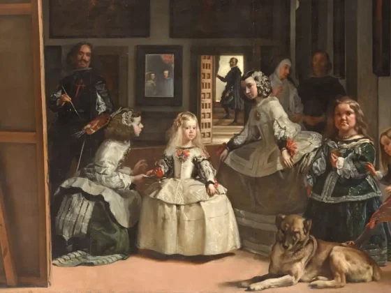 Detalle de Las Meninas, de Velázquez