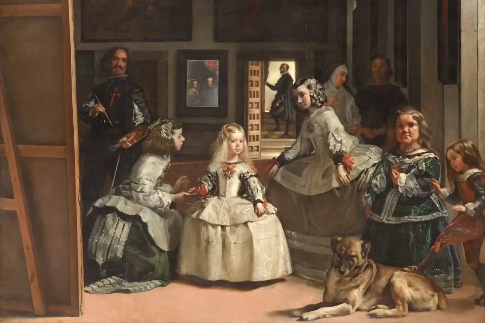 Detalle de Las Meninas, de Velázquez