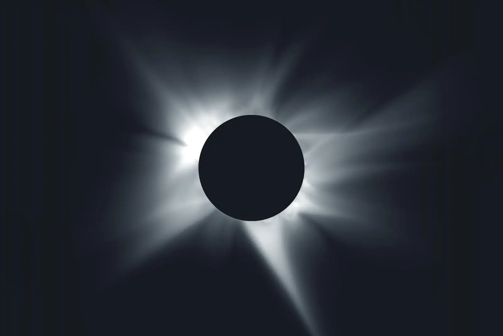 Corona solar durante un eclipse total